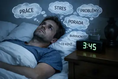 Nemůžeš usnout, protože nedokážeš vypnout hlavu? Pochop, proč se to děje a jak ji zklidnit